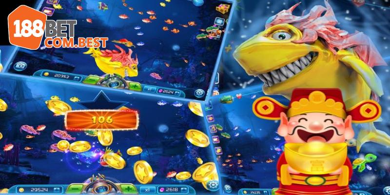 Giao diện game bắn cá sống động chân thực cho hội viên